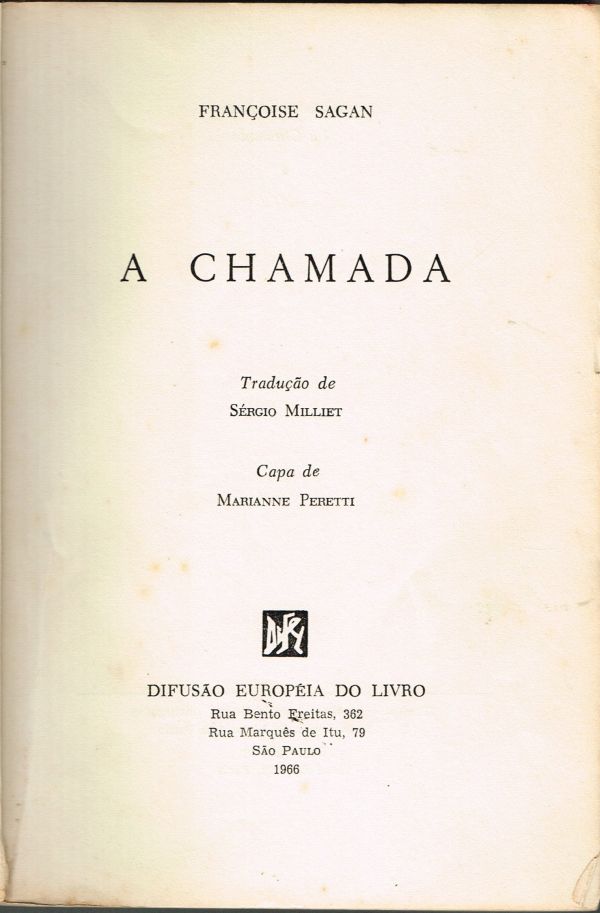Chamada, A